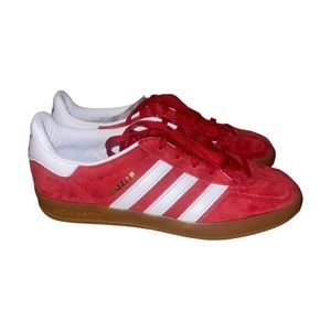 Adidas Gazelle Scarlet White Sneakers NWT